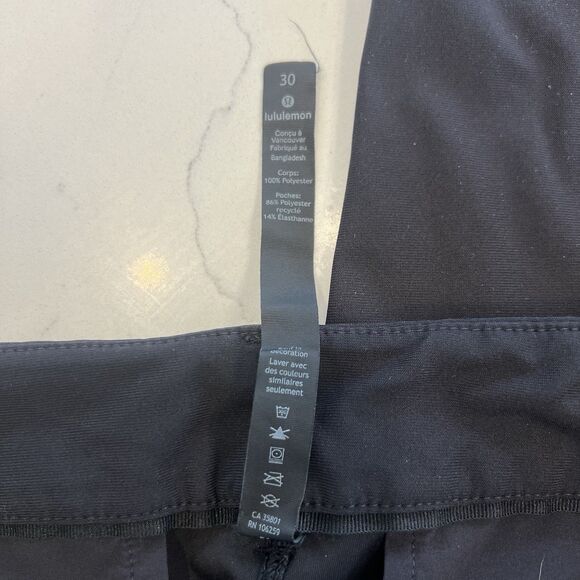 Lululemon Men’s ABC 5 Pocket Pants - Black - Size 30 - Picture 5 of 8